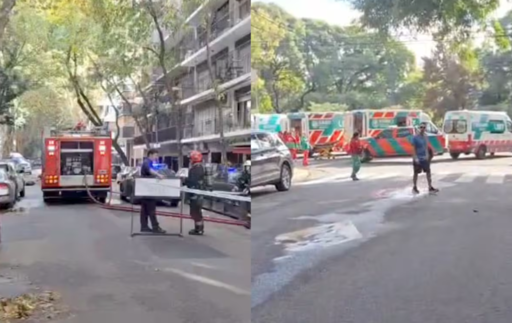 Incendio y evacuación en un hotel de Palermo: tres heridos por inhalación de&nbsp;humo